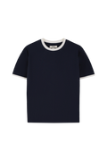 Vrddhi Brando T-Shirt, Navy Ringer