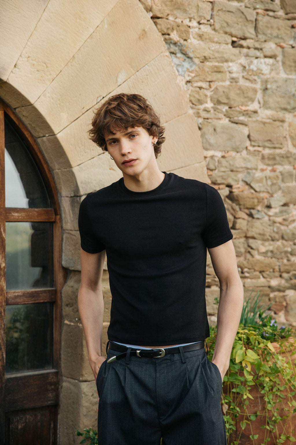 Vrddhi Brando Fitted T-Shirt, Black