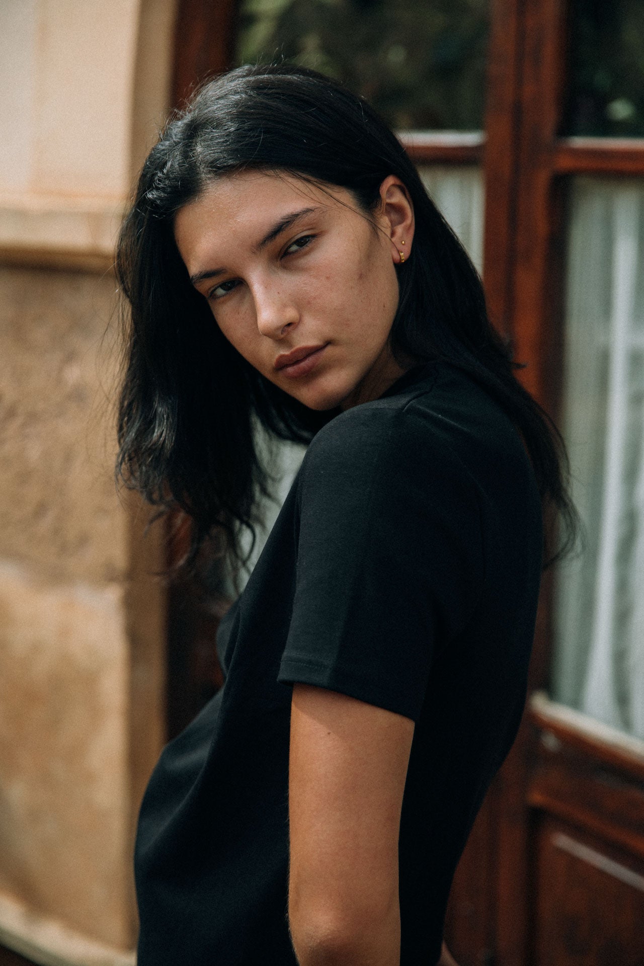 Vrddhi Brando Fitted T-Shirt, Black